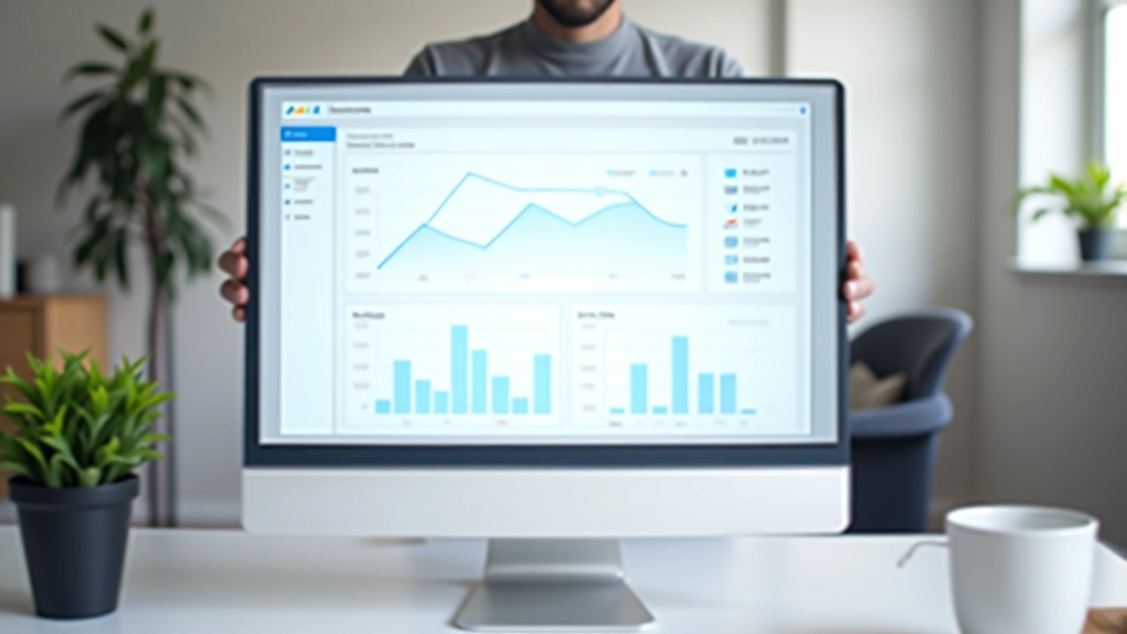 Tableau de bord d'automatisation avec graphiques de croissance